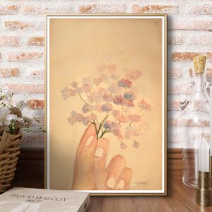 The Delicate Strength – Gentle Watercolor Print