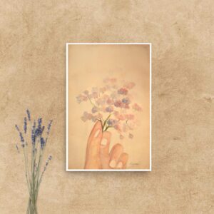 La Force délicate - Reproduction aquarelle douce