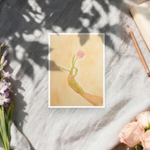 "L'Élan intérieur" - Reproduction aquarelle